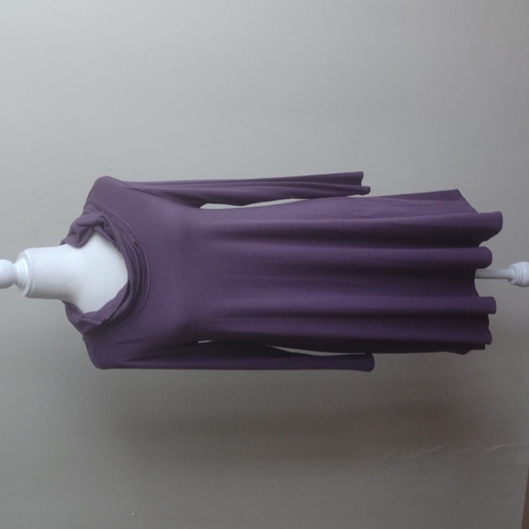 Et' Lois purple long sleeved dress/top. Size Medium Made in the USA - Picture 1 of 7